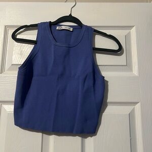Zara  crop top Medium runs small Color light purple